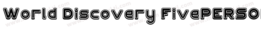 World Discovery FivePERSONAL字体转换